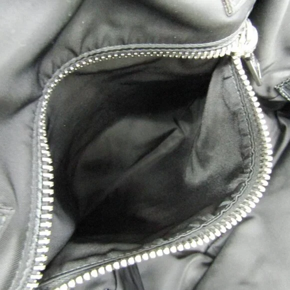 PRADA Black Leather Shoulder Bag